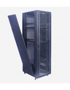Armoire informatique 42U-80C 800x800x2055 avec 4 étagères et 4 ventilateurs